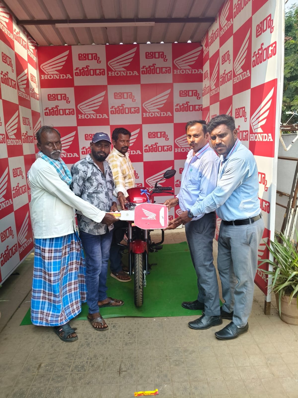 New Honda delivery at Arka Honda